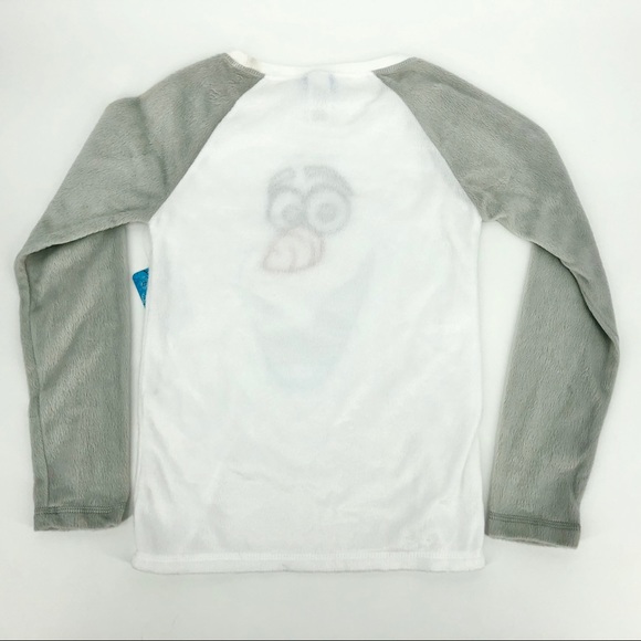 Adorable Disney Olaf plush top with sequins - Picture 2 of 8